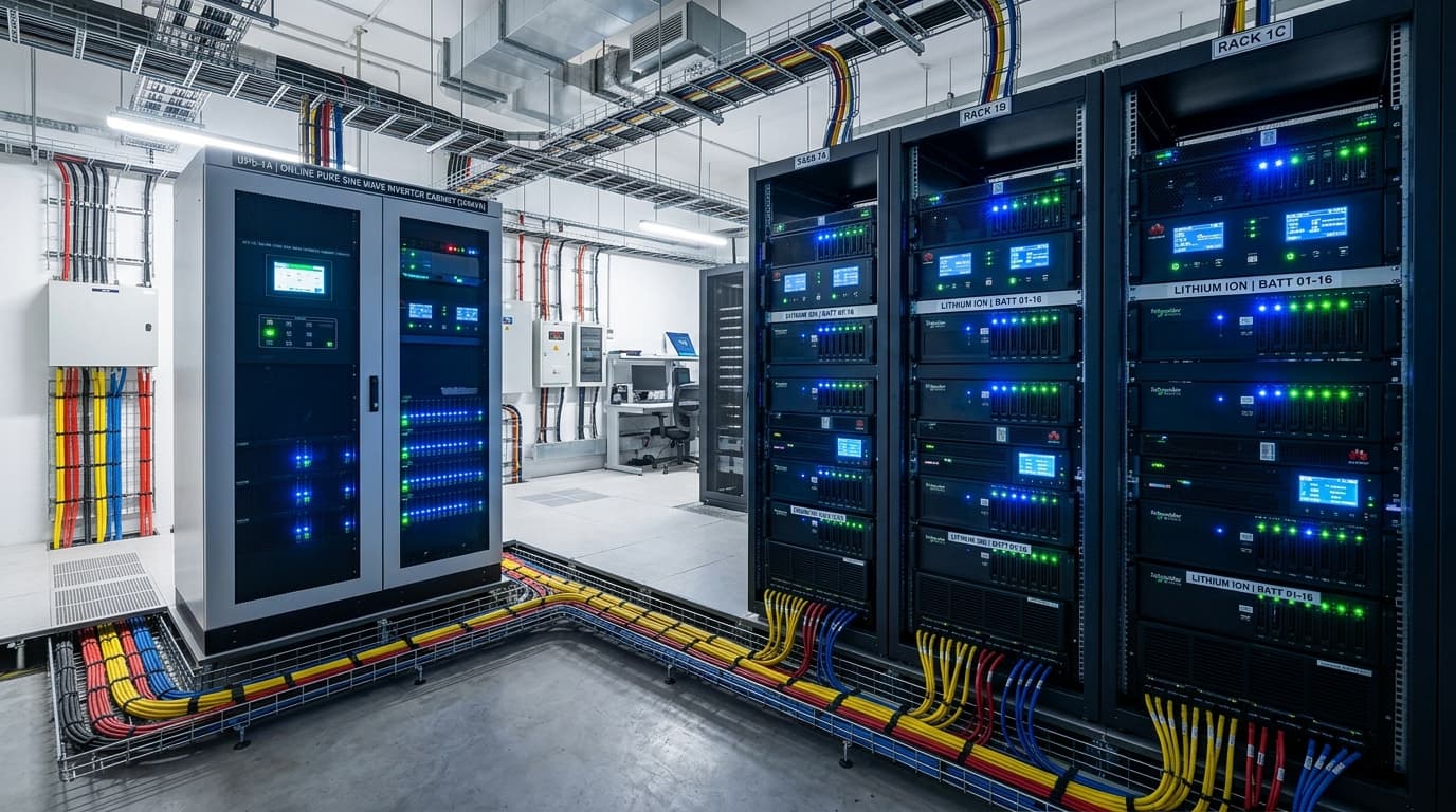 Enterprise UPS Power Backup Room
